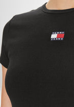 T-shirt Tommy Hilfiger couleur noir — vue 3