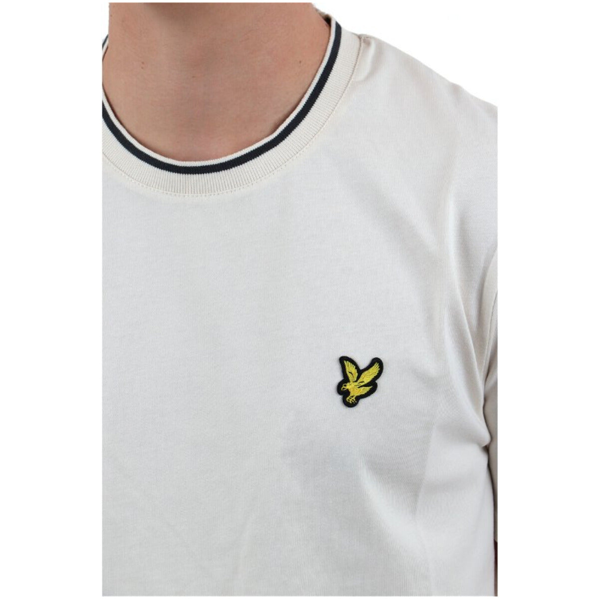 T-shirt Lyle & Scott couleur beige — vue 3