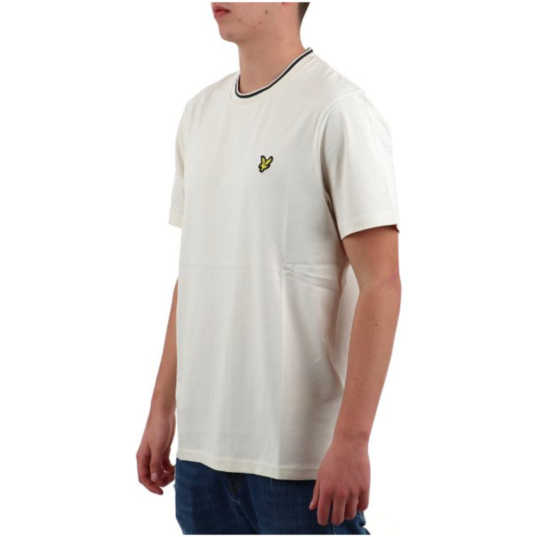 T-shirt Lyle & Scott couleur beige — vue 2