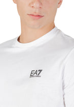 T-shirt Ea7 couleur blanc — vue 5