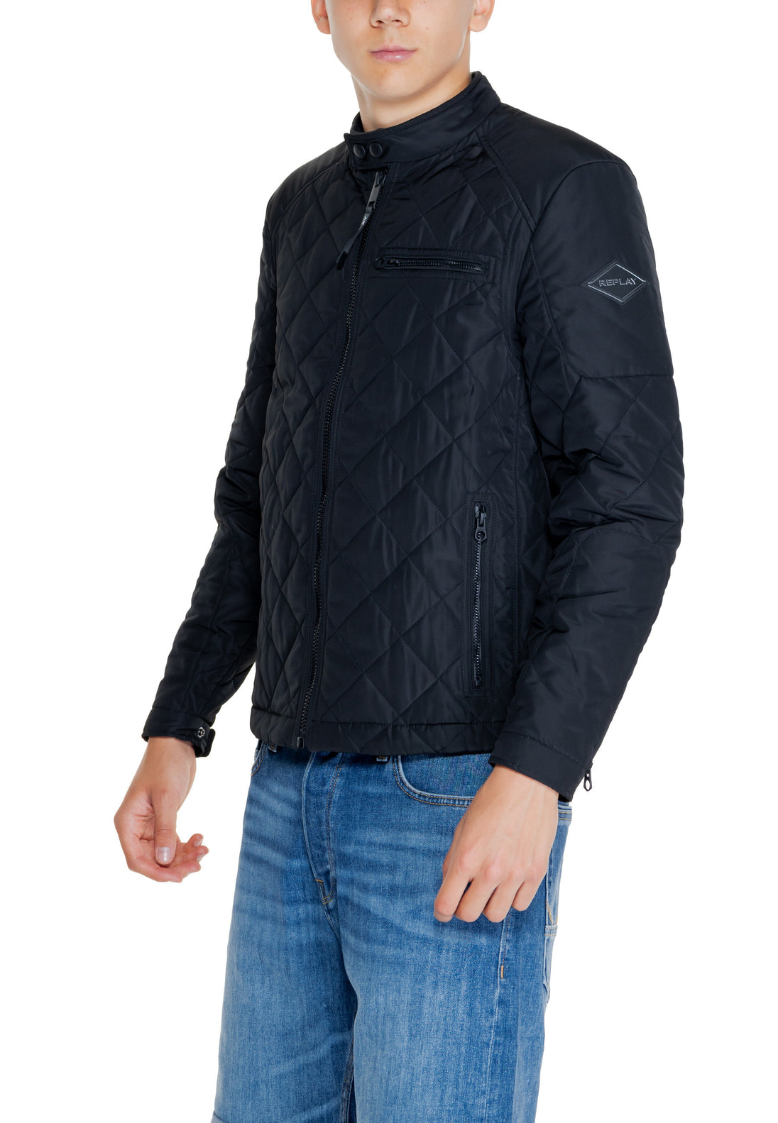 Veste Replay couleur noir — vue 3