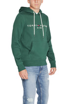 Sweat Tommy Hilfiger couleur vert — vue 5