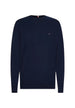 Pull Tommy Hilfiger couleur bleu — vue 5