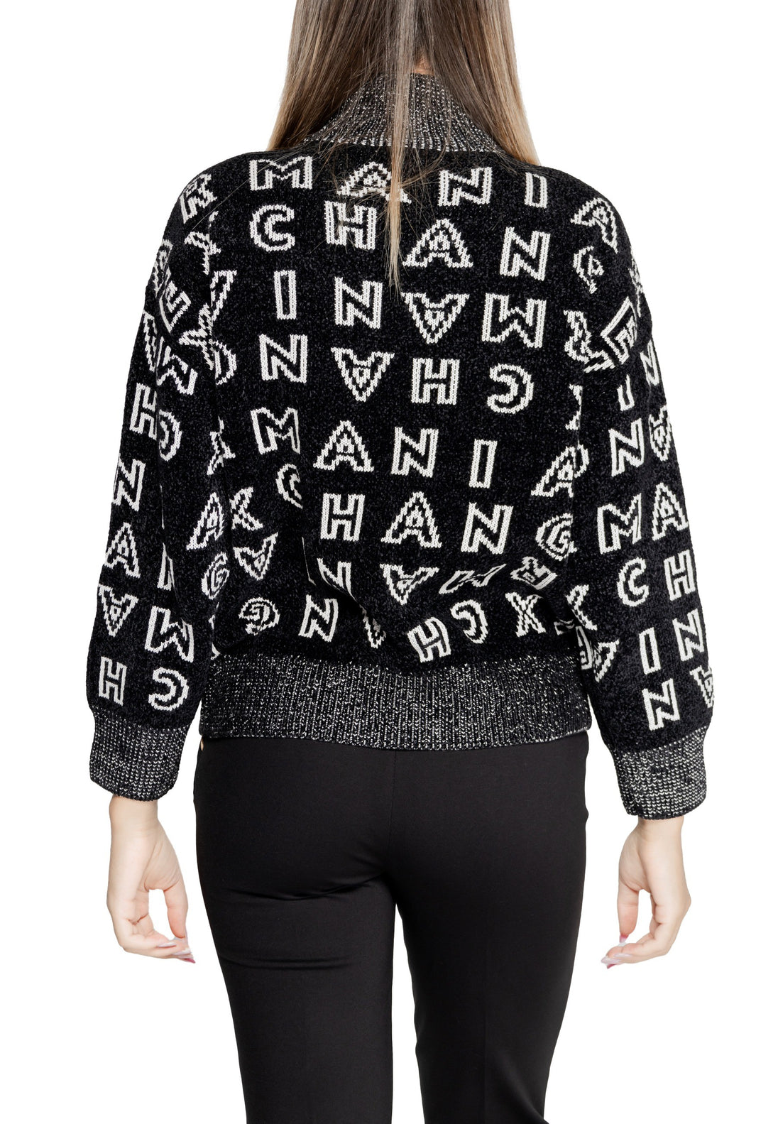 Pull Armani Exchange couleur noir — vue 2