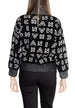 Pull Armani Exchange couleur noir — vue 2