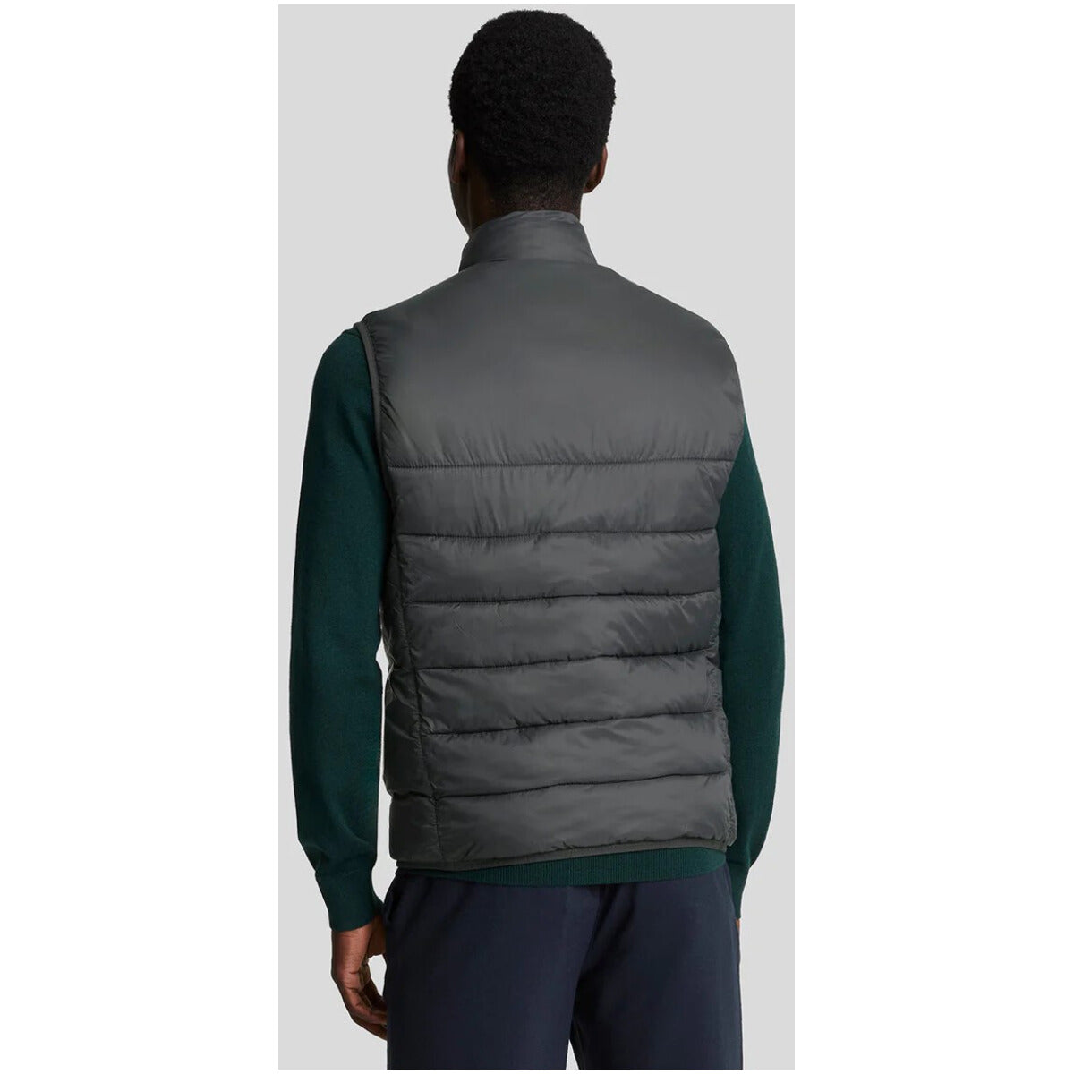 Gilet Lyle & Scott couleur gris — vue 2