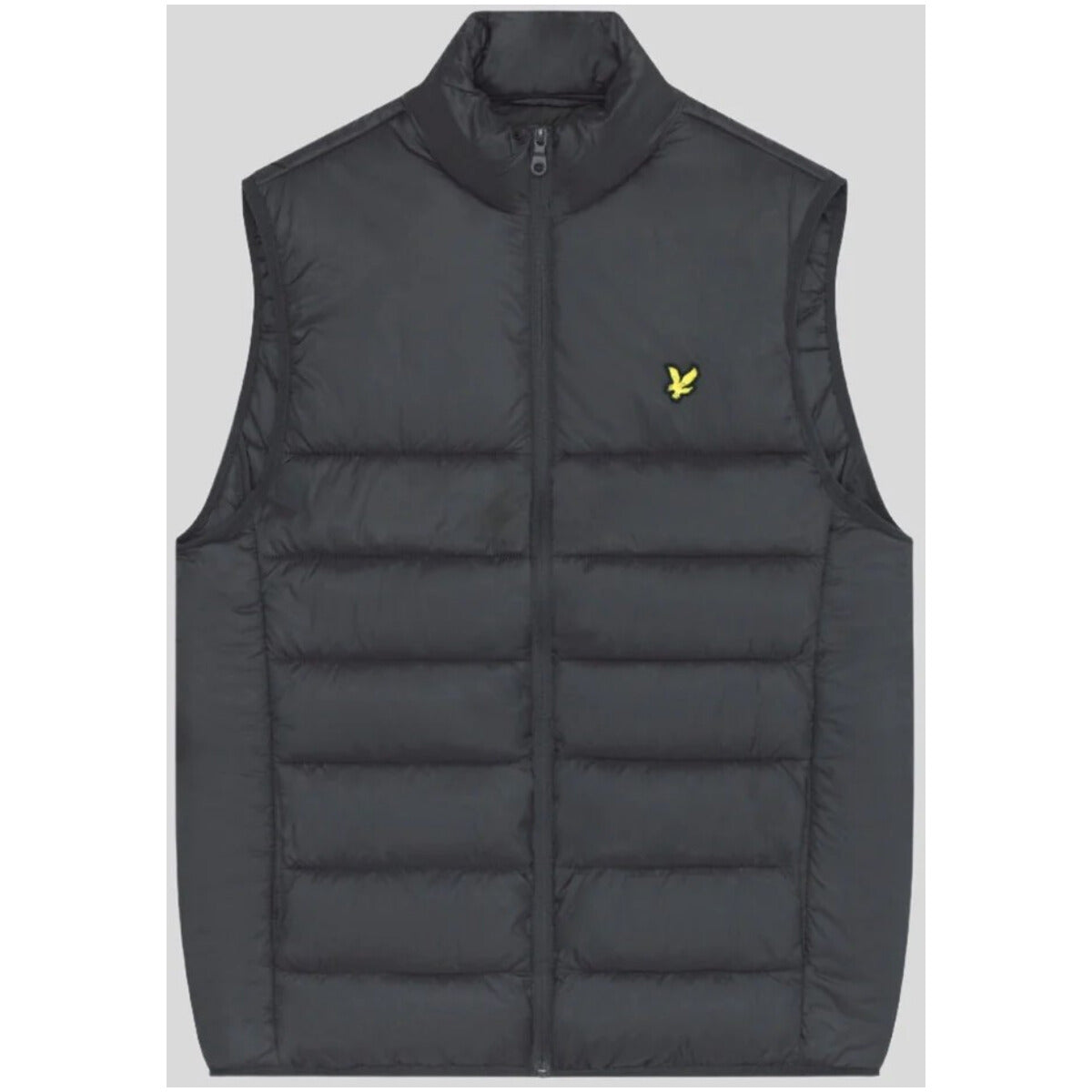 Gilet Lyle & Scott couleur gris — vue 3