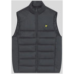 Gilet Lyle & Scott couleur gris — vue 3