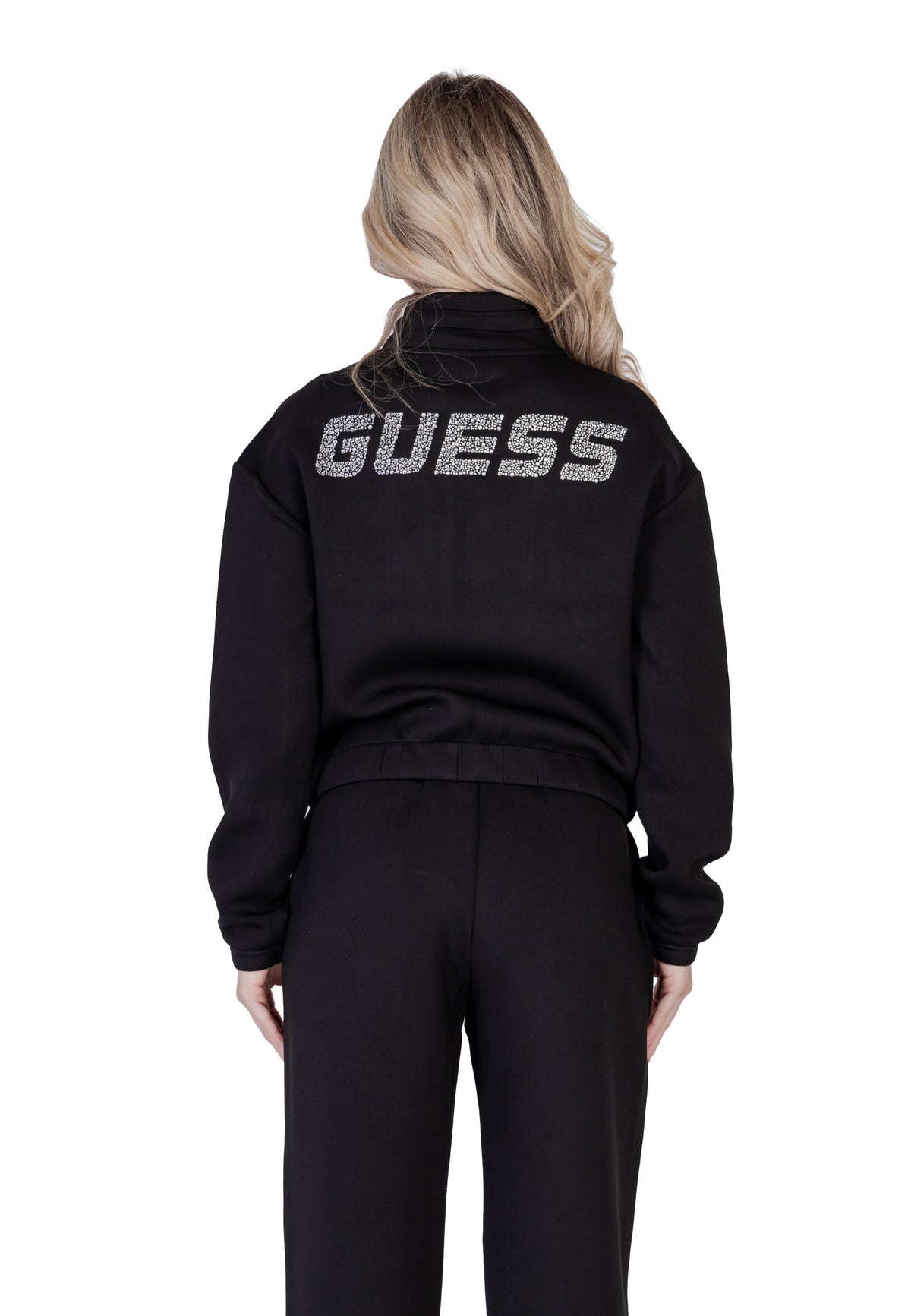 Sweat Guess Active couleur noir — vue 4