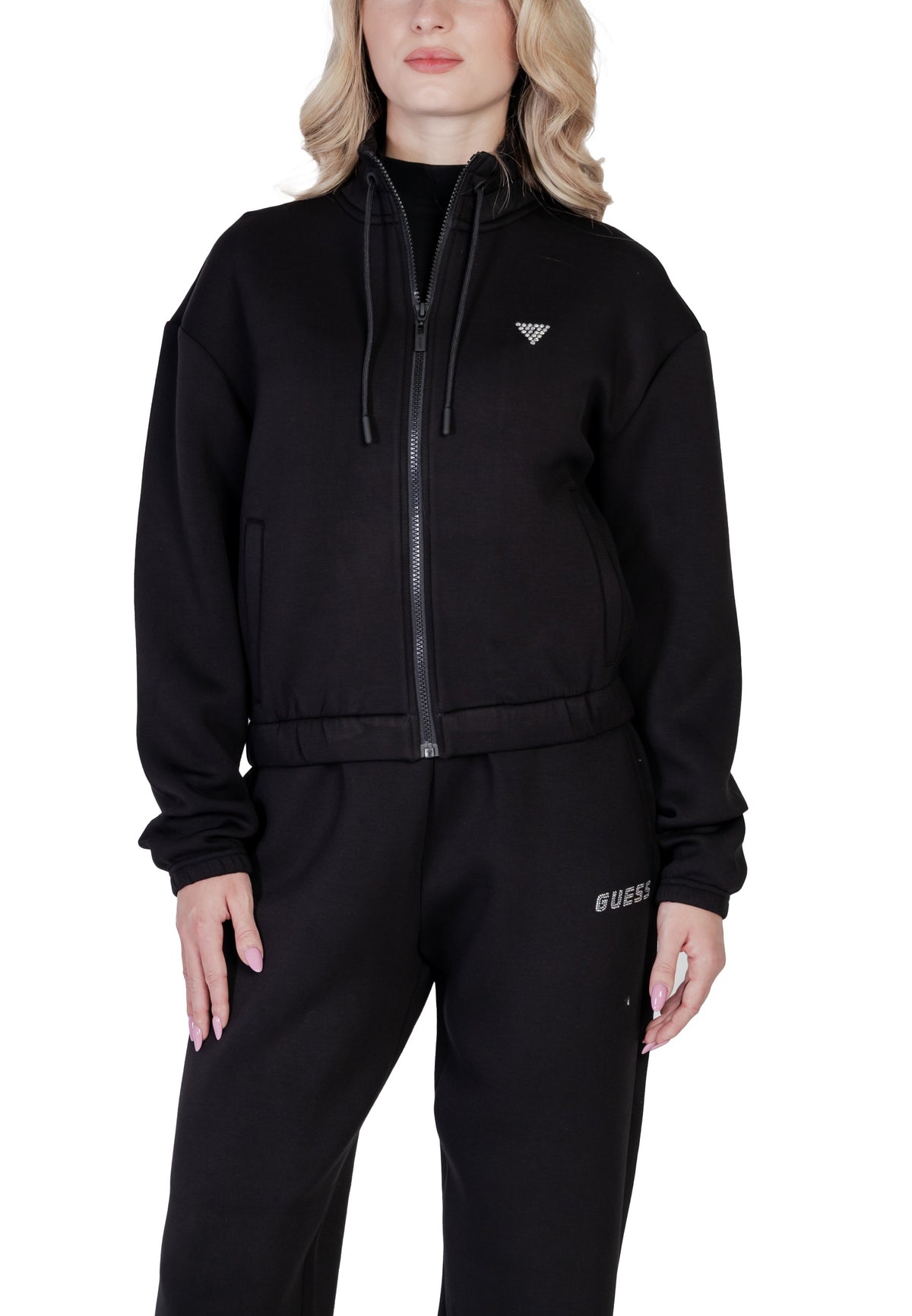 Sweat Guess Active couleur noir — vue 5