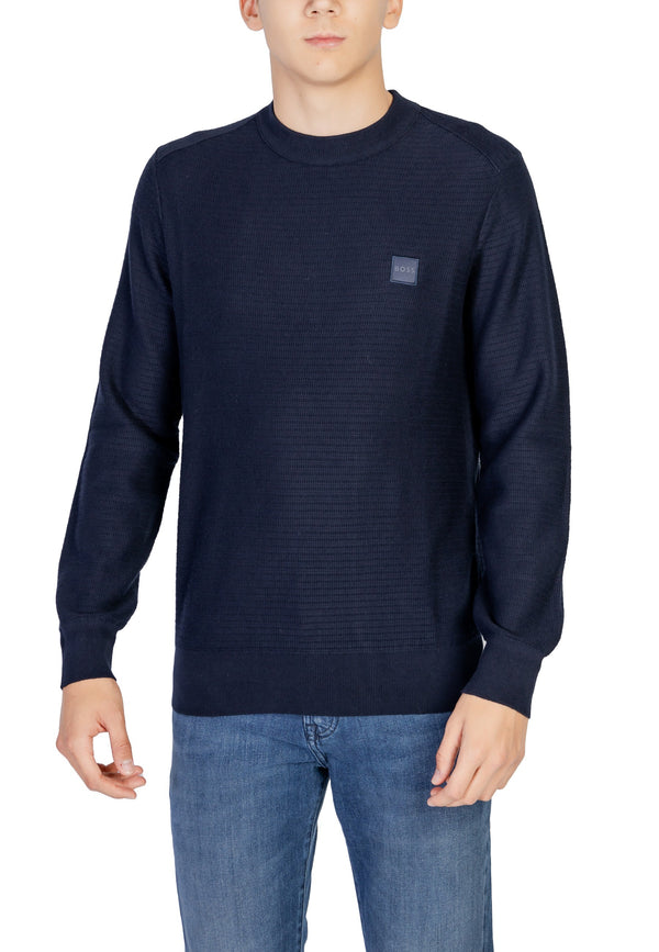 Pull Boss couleur bleu