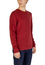Pull Calvin Klein Jeans couleur bordeaux — vue 4