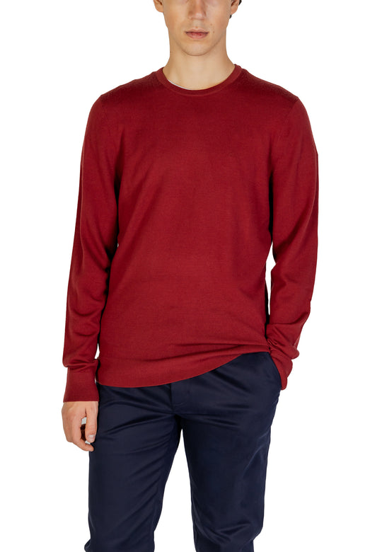 Pull Calvin Klein Jeans couleur bordeaux