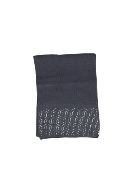 Écharpe Pieces couleur gris — vue 2