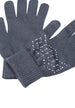 Gants Pieces couleur gris — vue 3