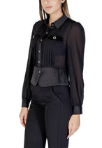 Chemise Morgan De Toi couleur noir — vue 4
