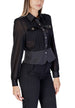 Chemise Morgan De Toi couleur noir — vue 3