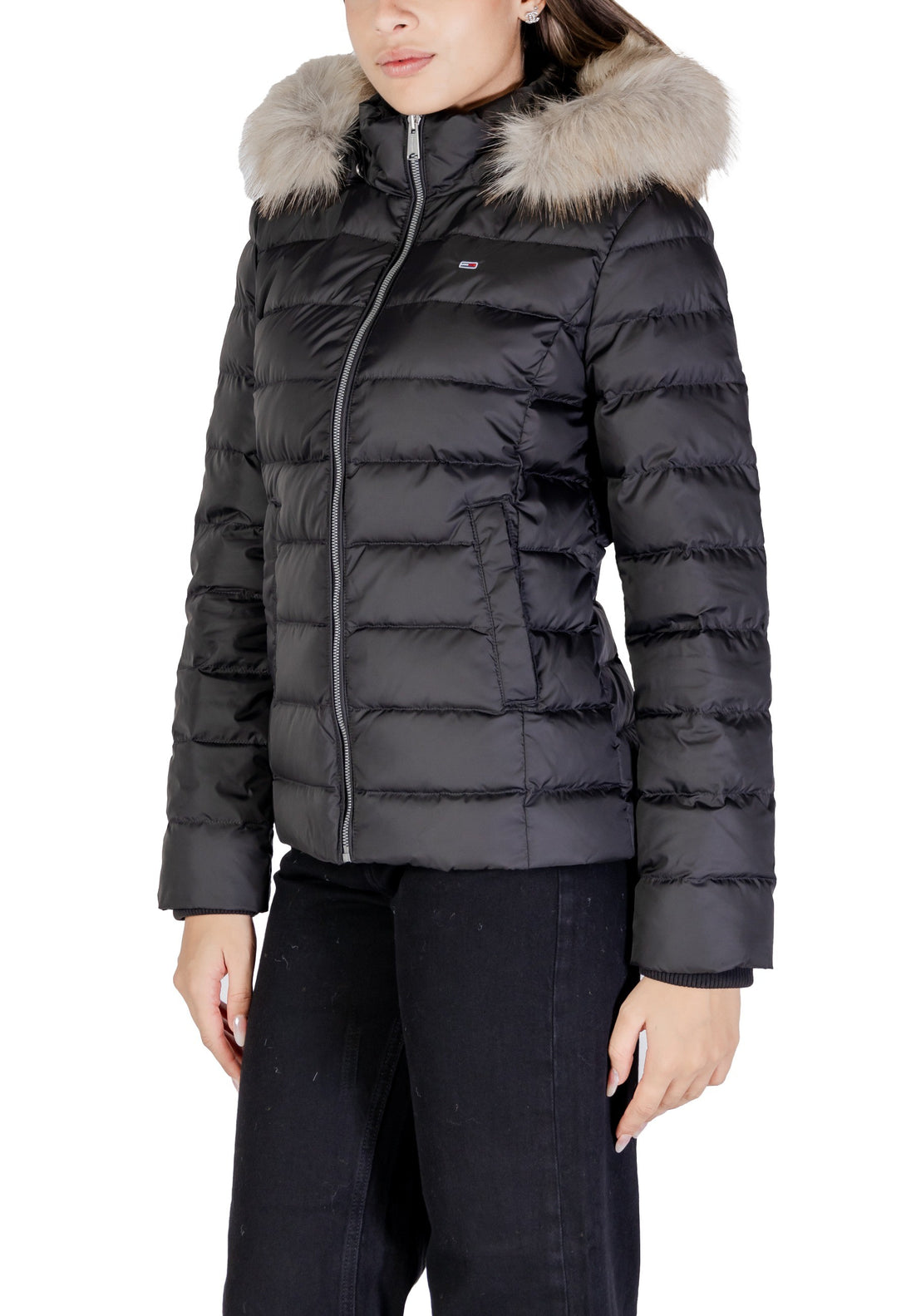 Veste Tommy Hilfiger Jeans couleur noir — vue 2