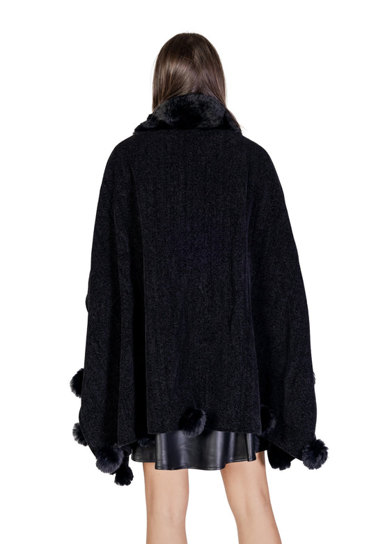 Manteau Morgan De Toi couleur noir — vue 2