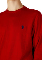 Pull U.s. Polo Assn. couleur rouge — vue 5