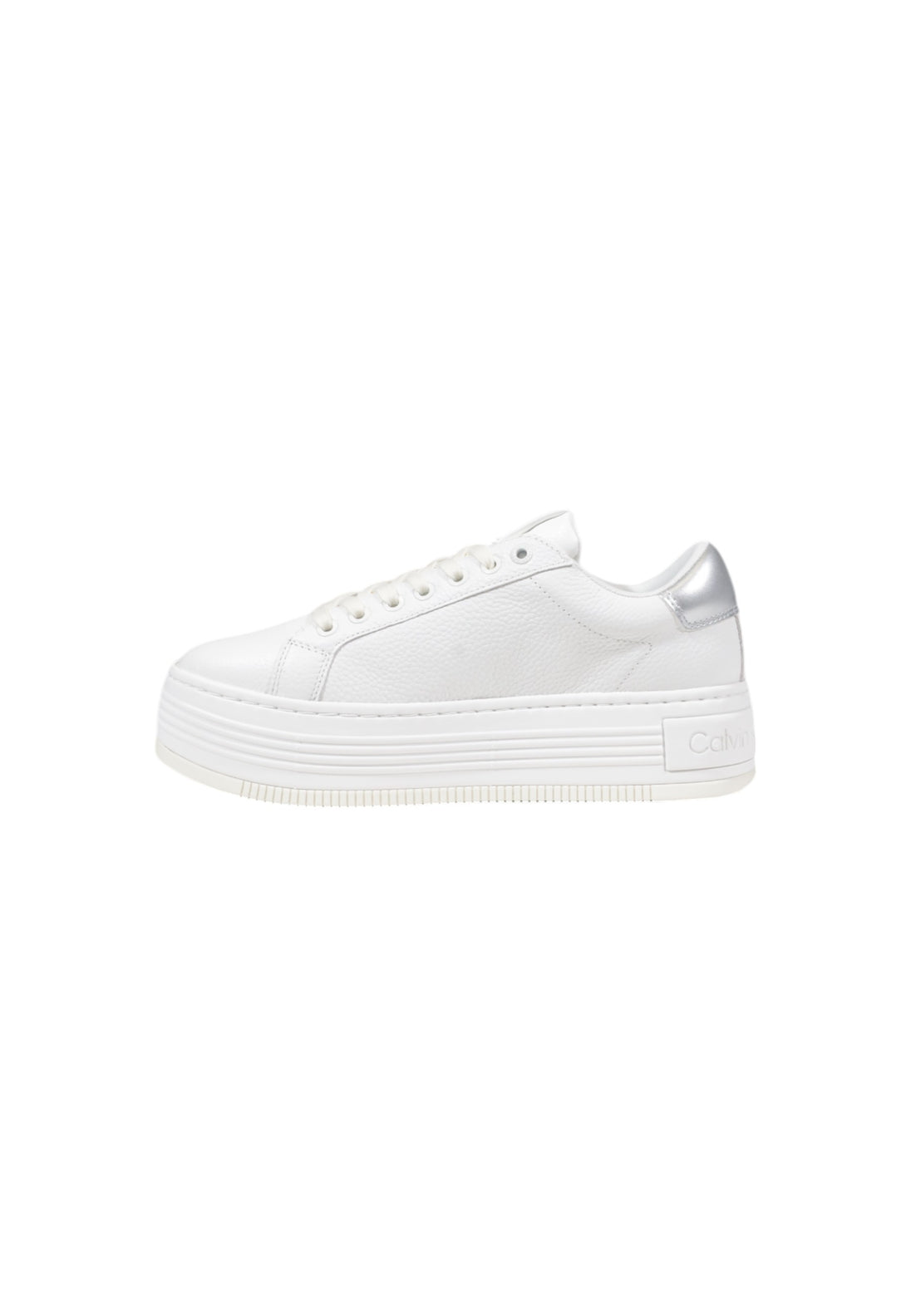 Baskets Calvin Klein Jeans couleur argenté — vue 3