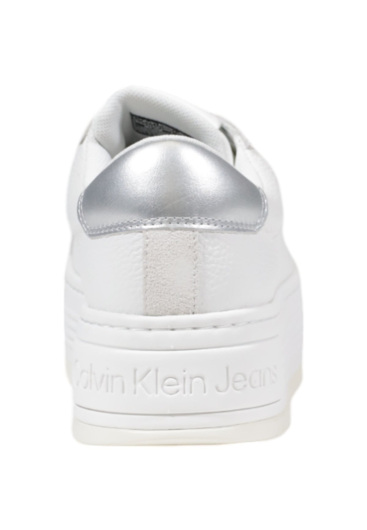 Baskets Calvin Klein Jeans couleur argenté — vue 5