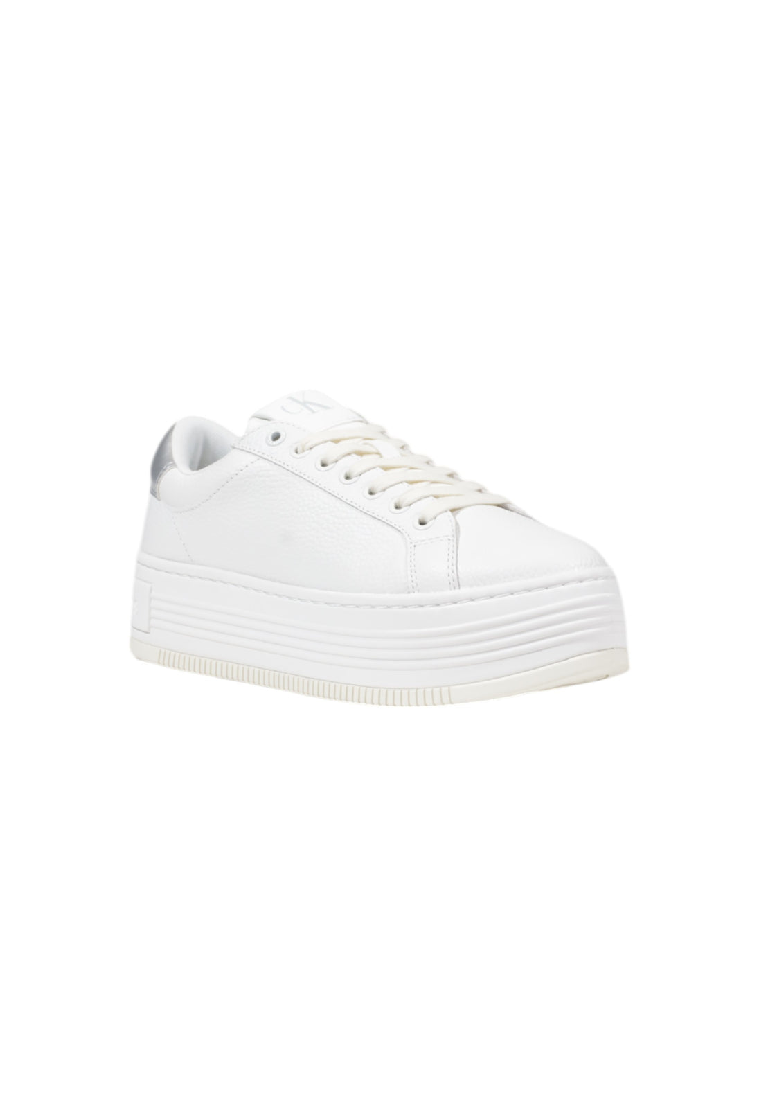 Baskets Calvin Klein Jeans couleur argenté — vue 2