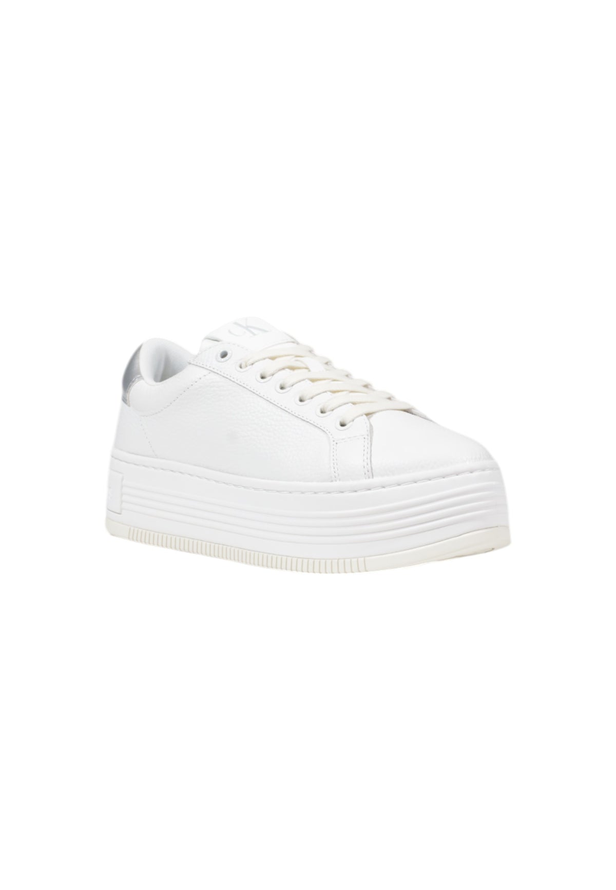 Baskets Calvin Klein Jeans couleur argenté — vue 2