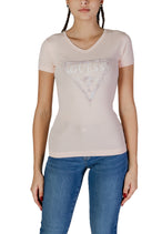 T-shirt Guess couleur rose