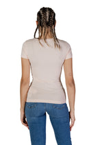T-shirt Guess couleur rose — vue 2