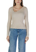Pull Vila Clothes couleur blanc