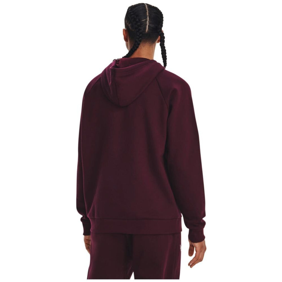 Sweat Under Armour couleur bordeaux — vue 2