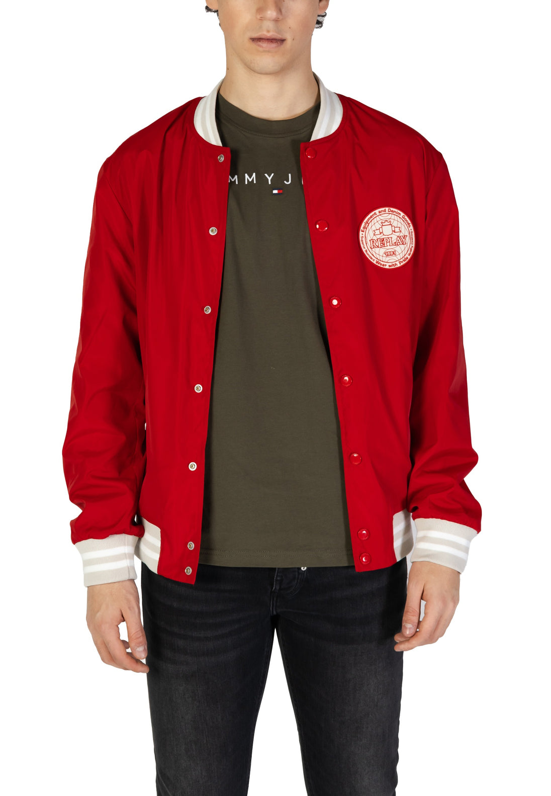 Veste Replay couleur rouge — vue 5