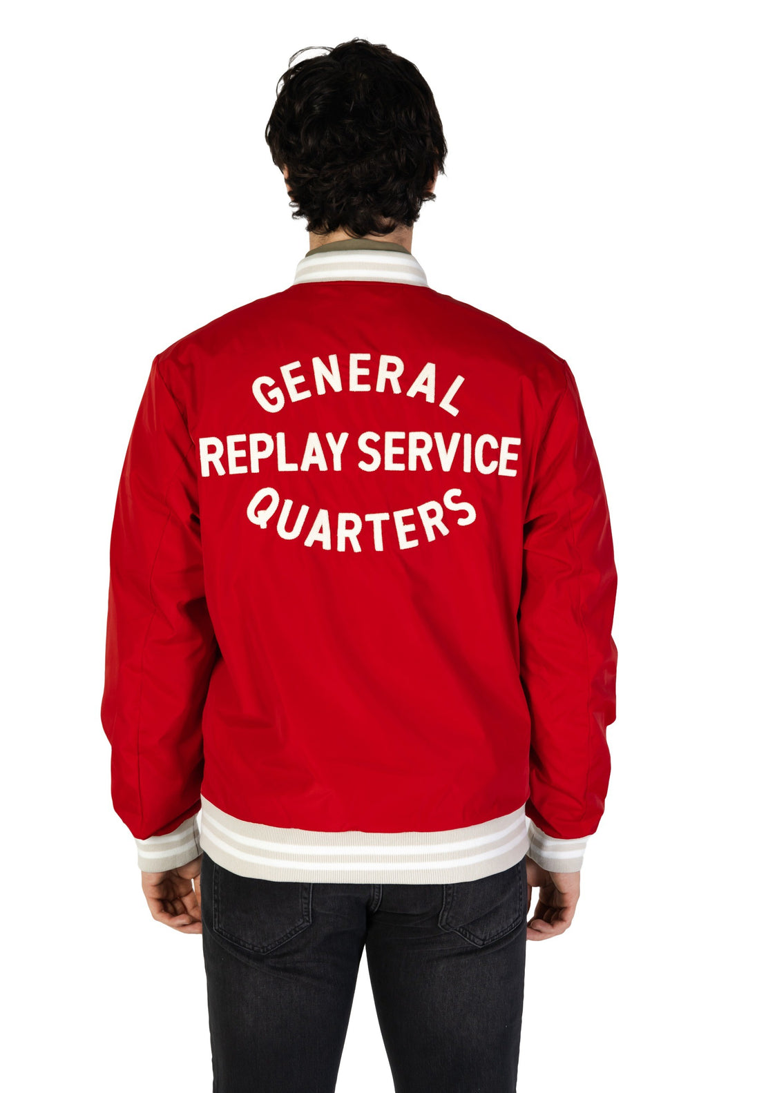 Veste Replay couleur rouge — vue 2
