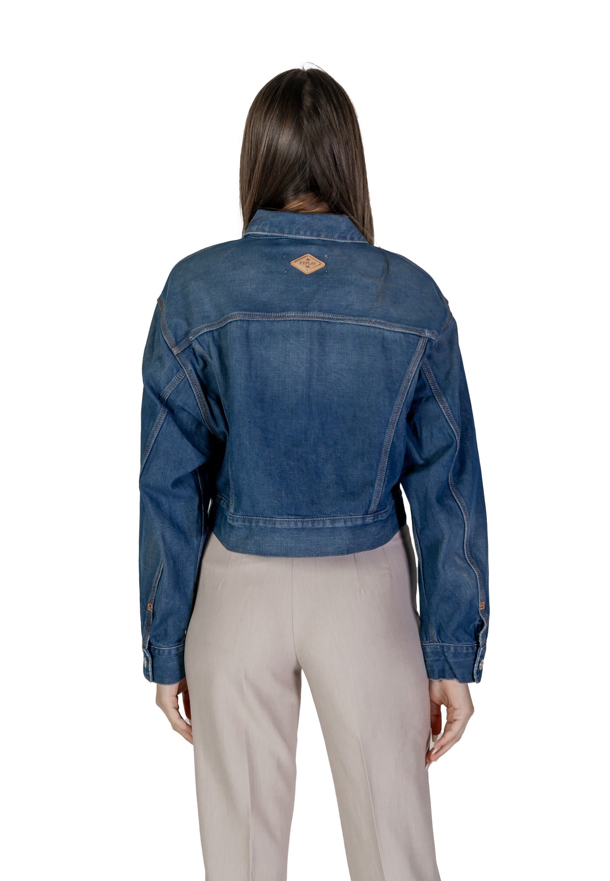 Veste Replay couleur bleu — vue 2