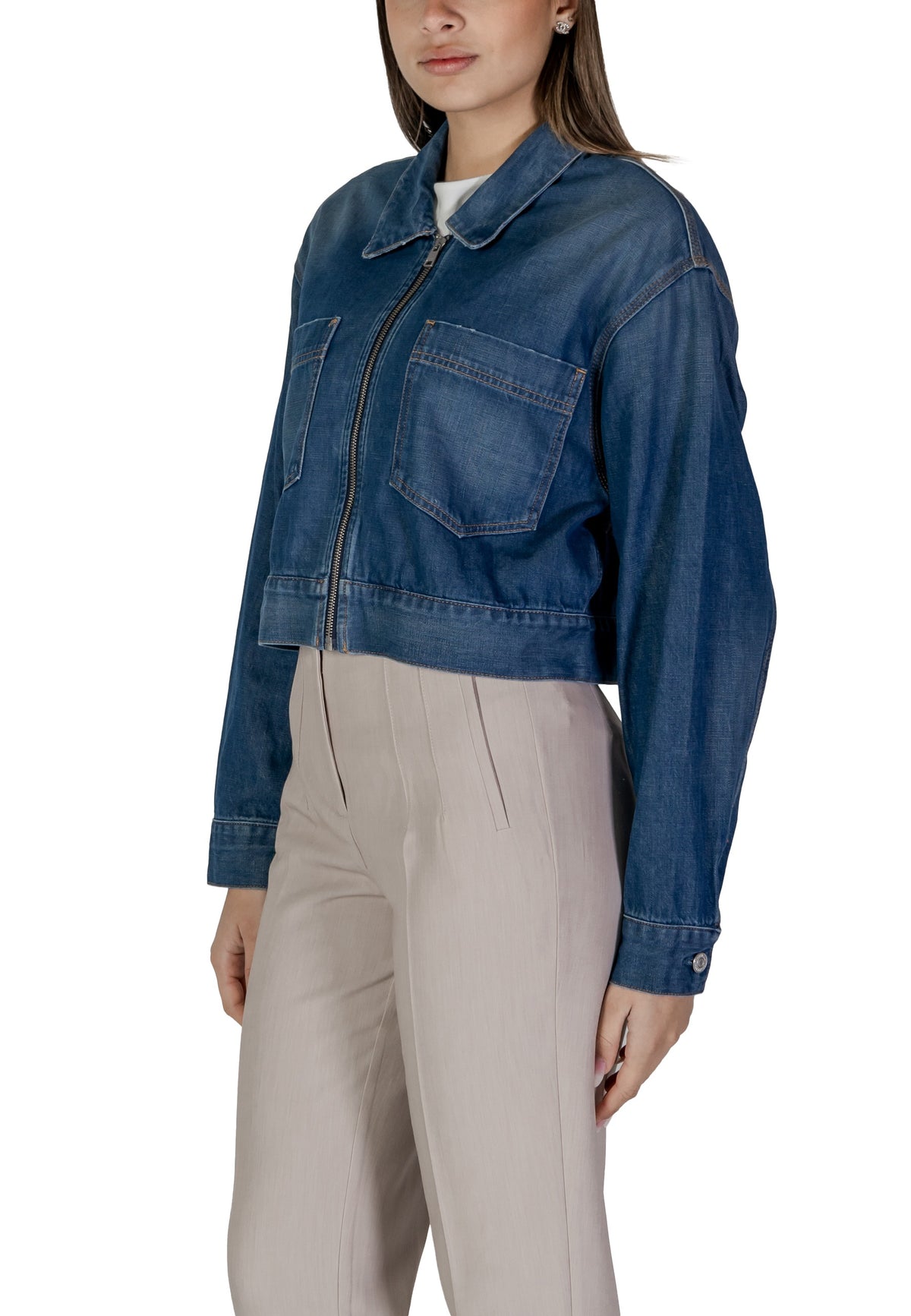 Veste Replay couleur bleu — vue 4