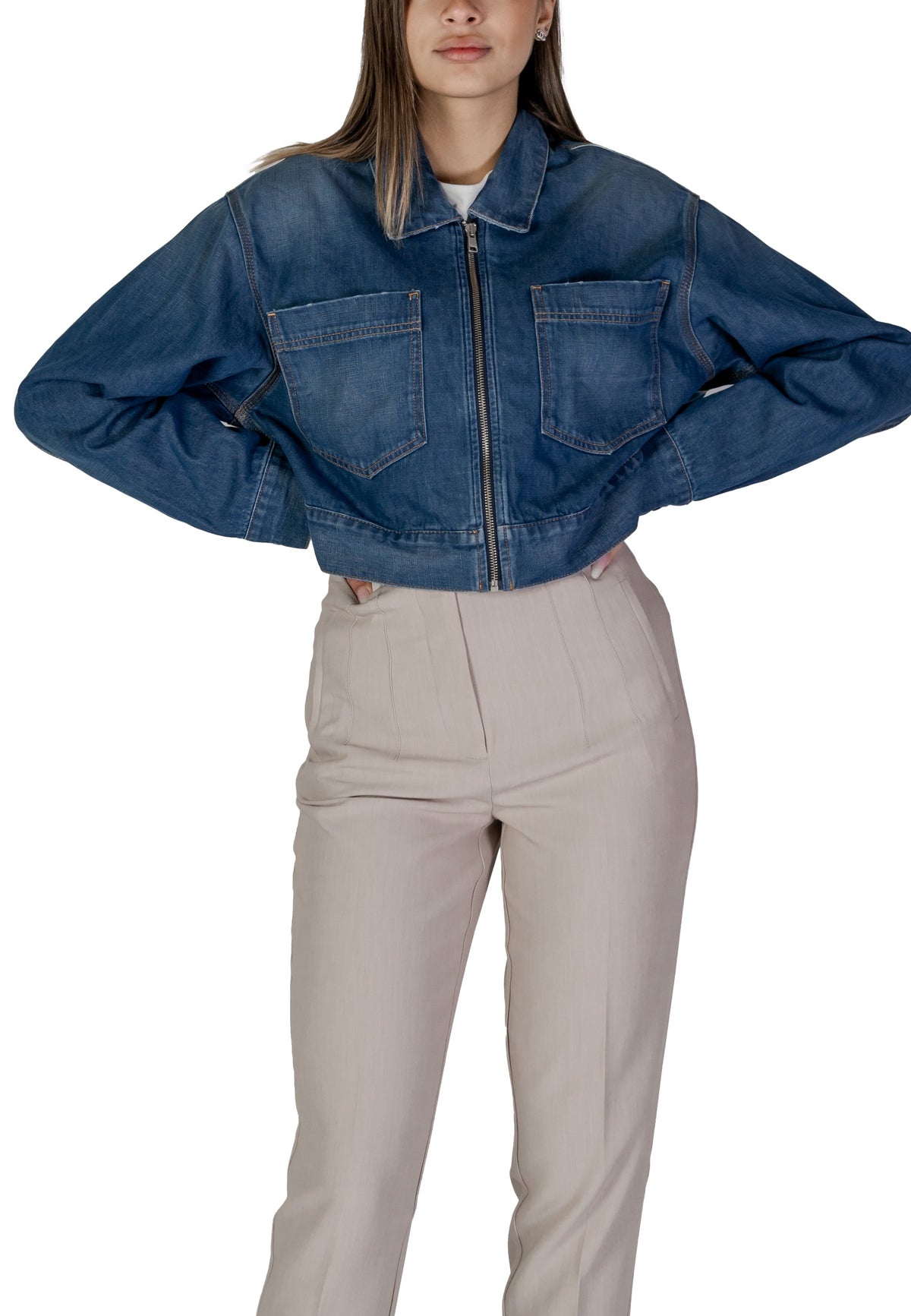 Veste Replay couleur bleu — vue 5