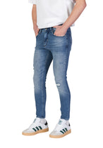 Jean Antony Morato couleur bleu azur — vue 2